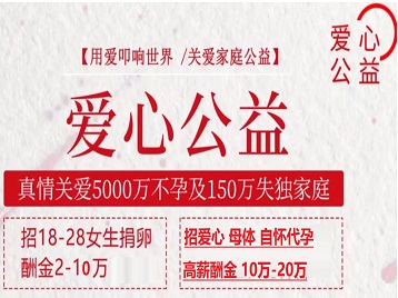 隆尧捐卵助孕生子 爱心志愿者招募